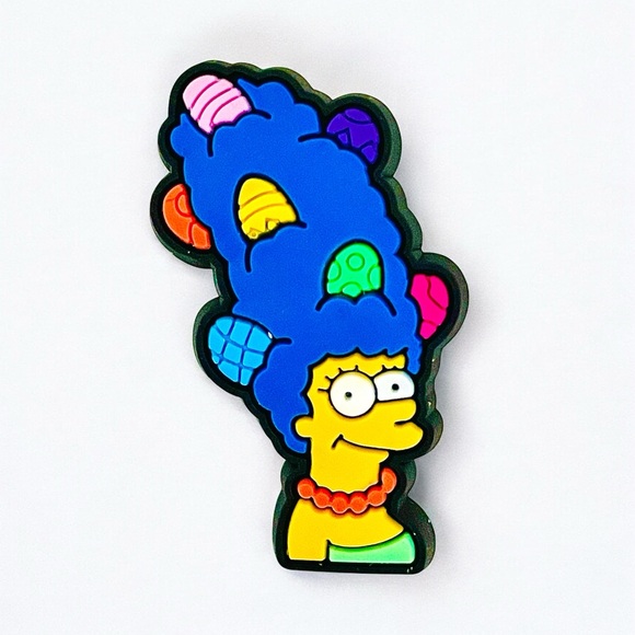 ⭐️3/$10⭐️ 🆕 New Marge Simpson Easter Rubber Shoe Charm - Picture 2 of 3
